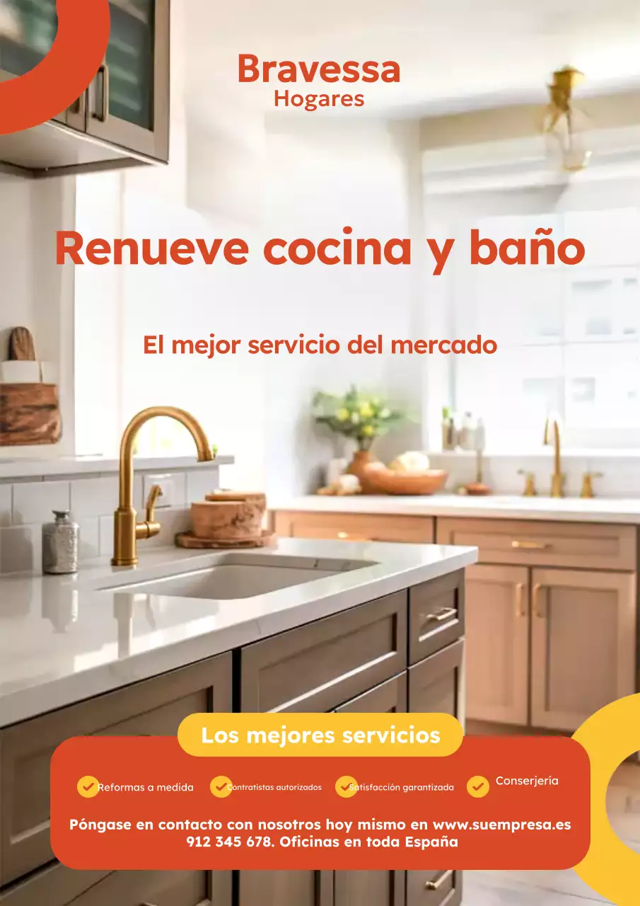 Promoción de renovación moderna de Orange