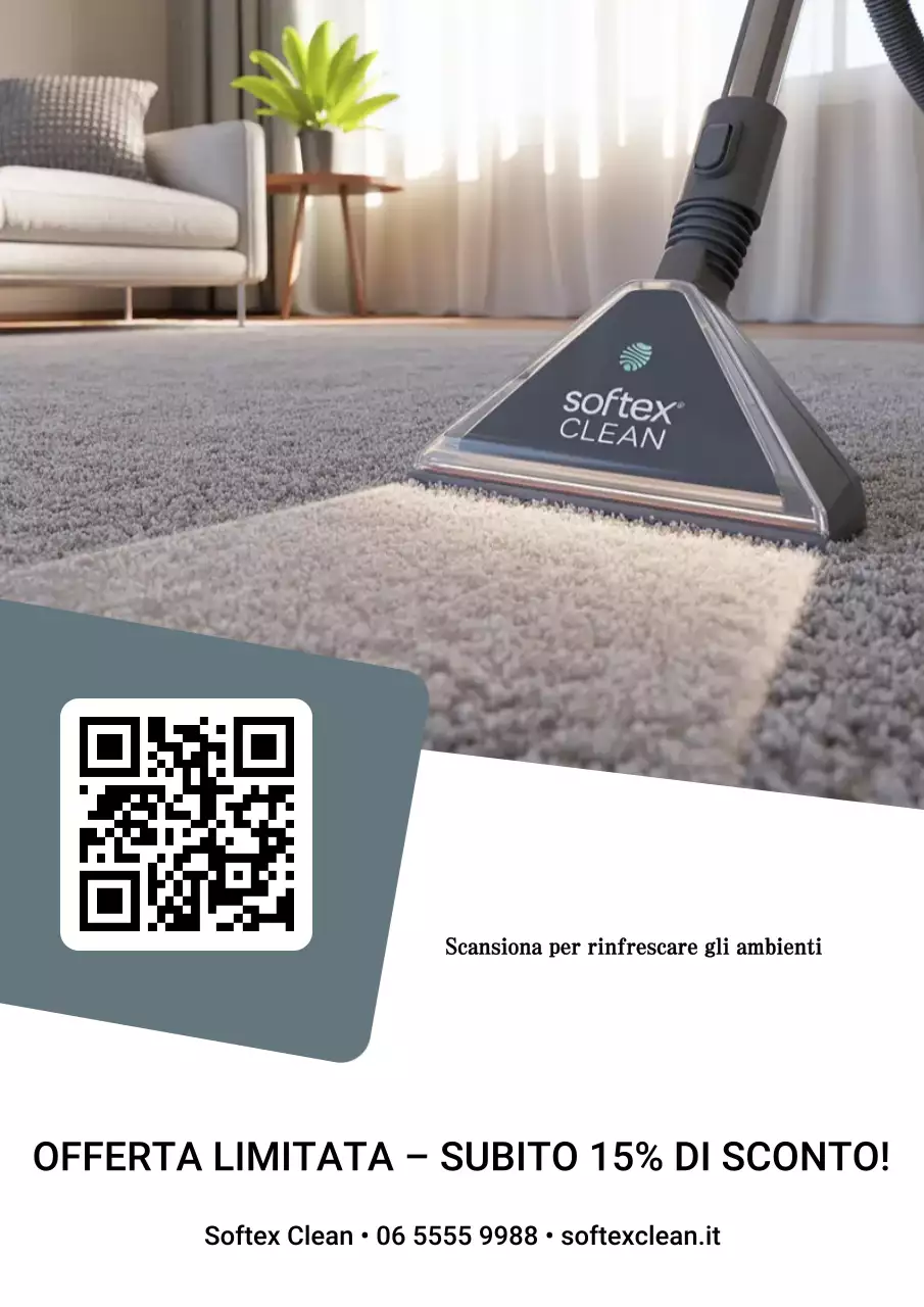 Poster promozionale per la pulizia moderna beige