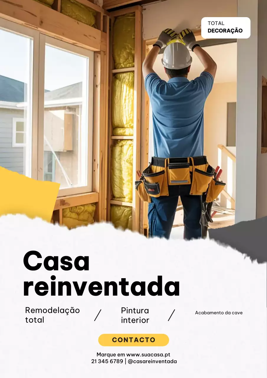 Cartaz Promocional para Casa Moderna