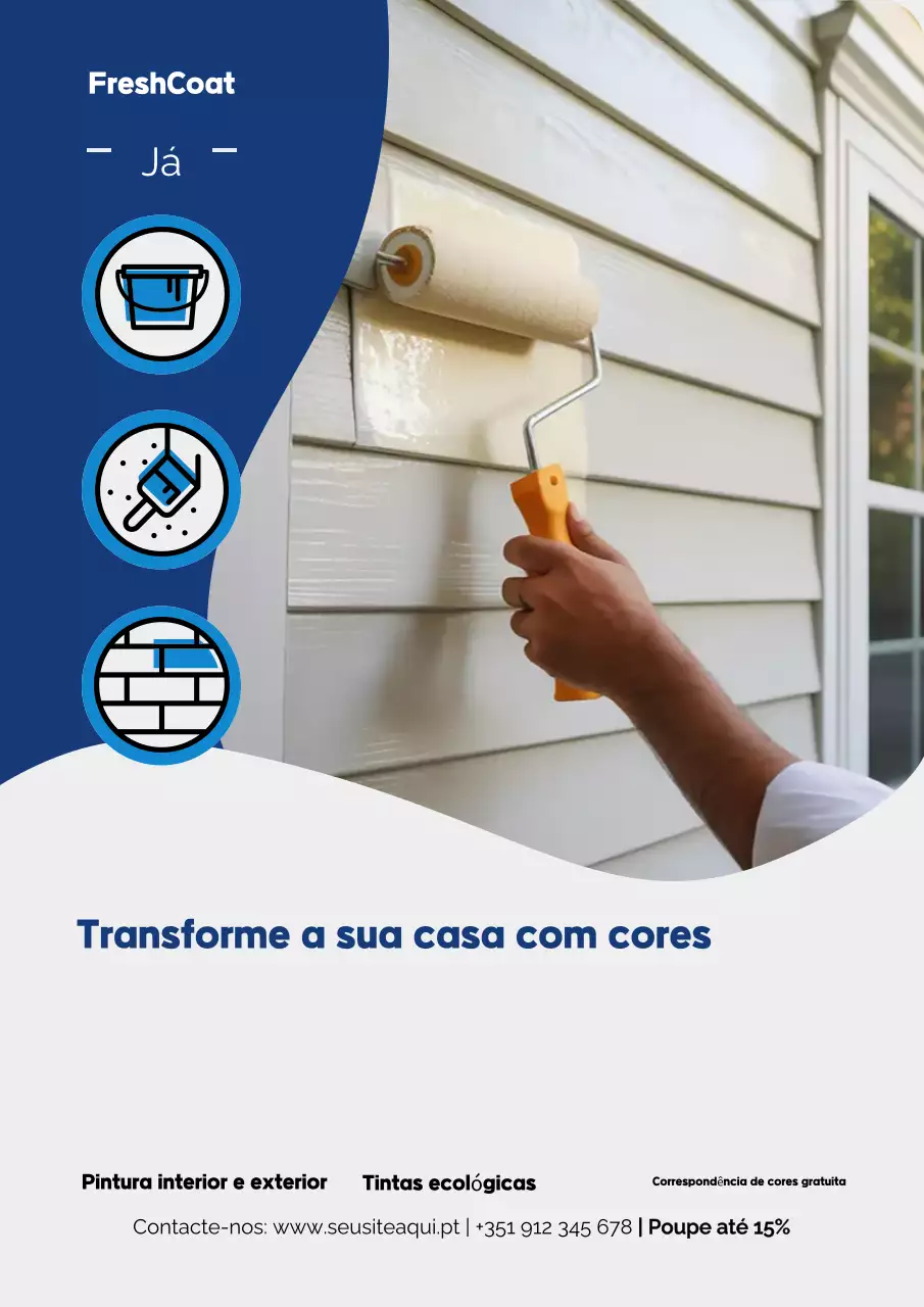 Cartaz promocional de pintura moderna da Marinha