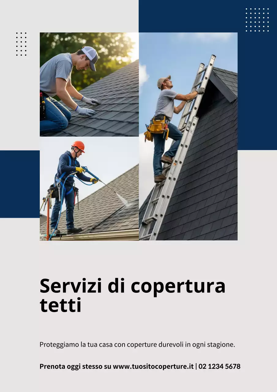 Poster promozionale per coperture professionali della Marina