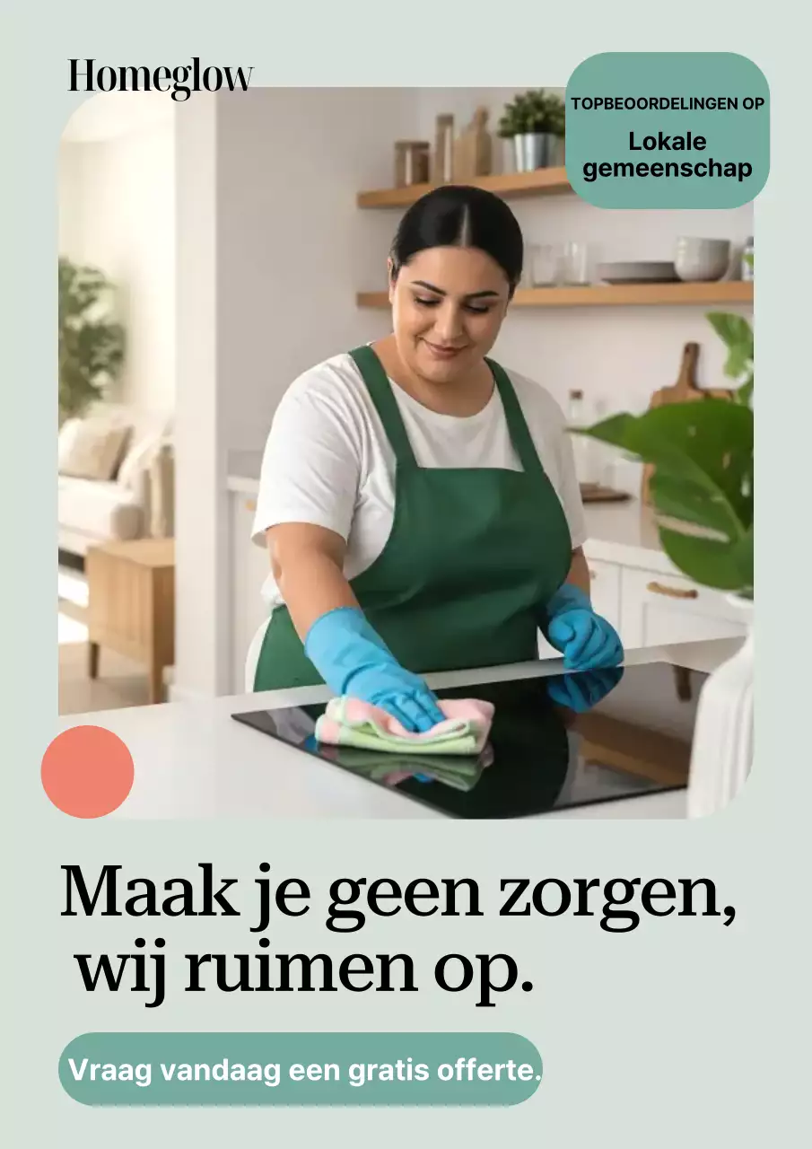 Mint Modern Cleaning Advertentieposter