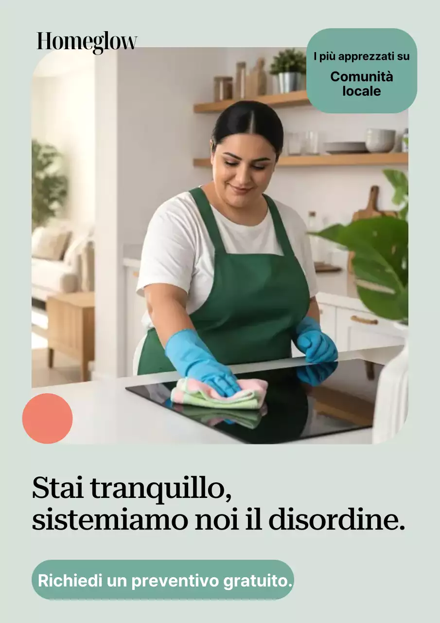 Manifesto pubblicitario per la pulizia moderna alla menta