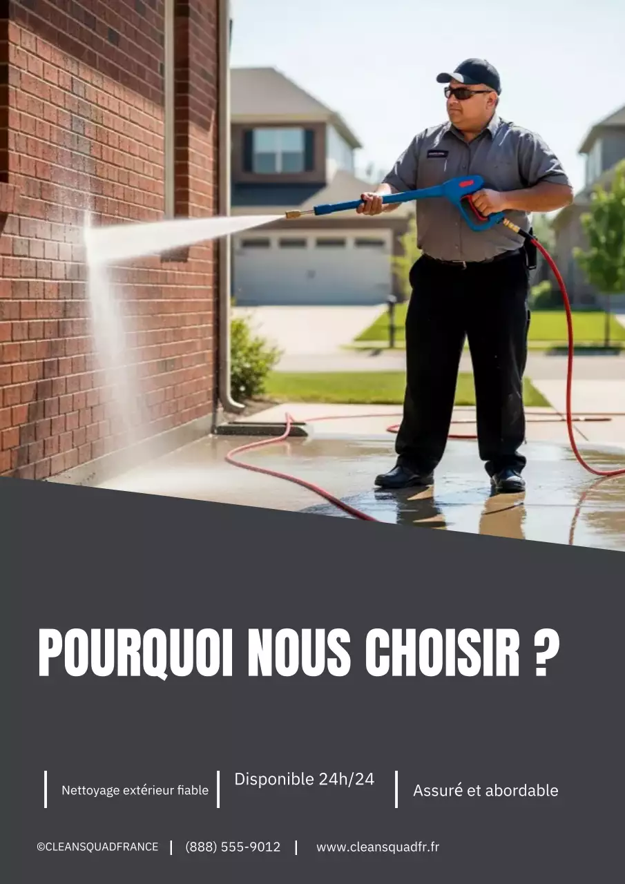 Affiche publicitaire de nettoyage moderne grise