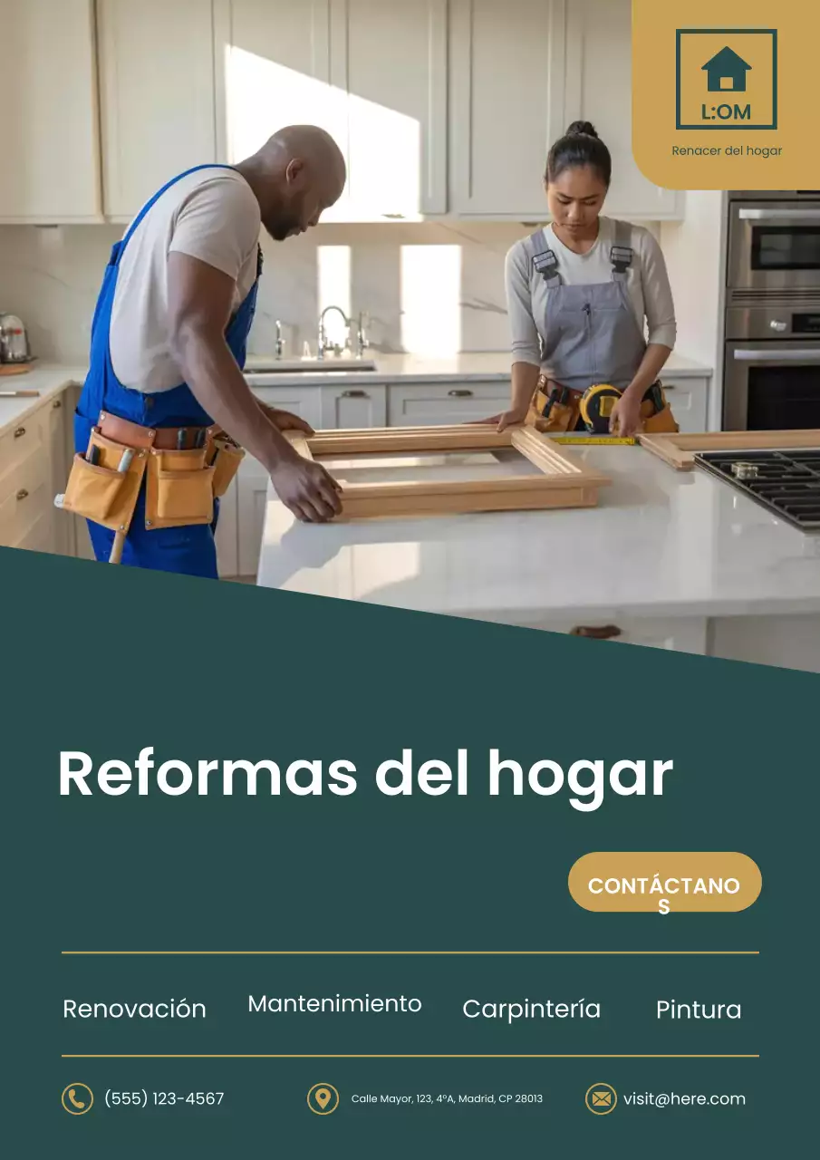 Póster promocional de renovación moderna de Sage