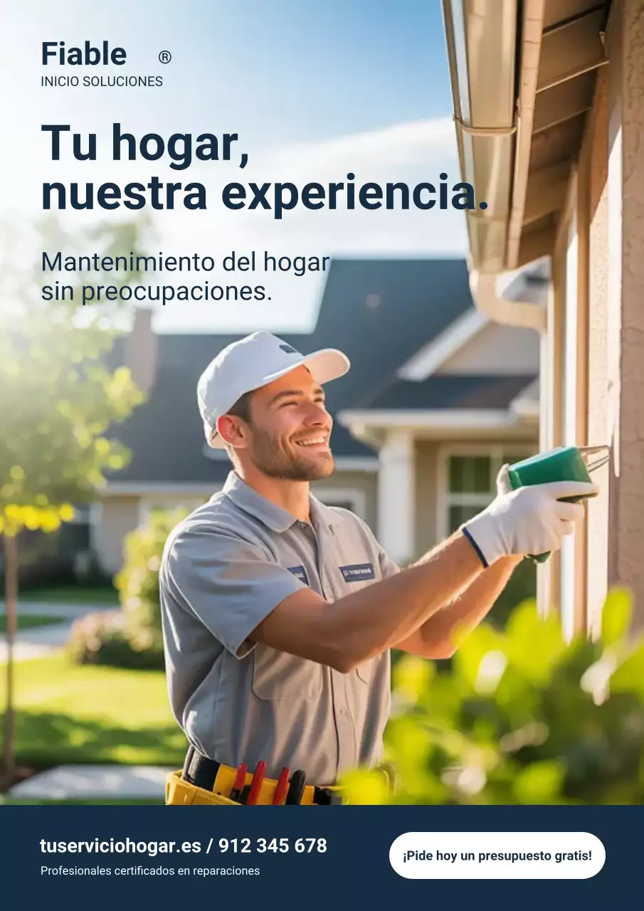 Cartel publicitario de Navy Professional Home Services