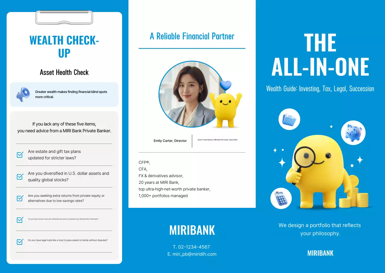 Guia de Private Banking do Blue Neat Bank