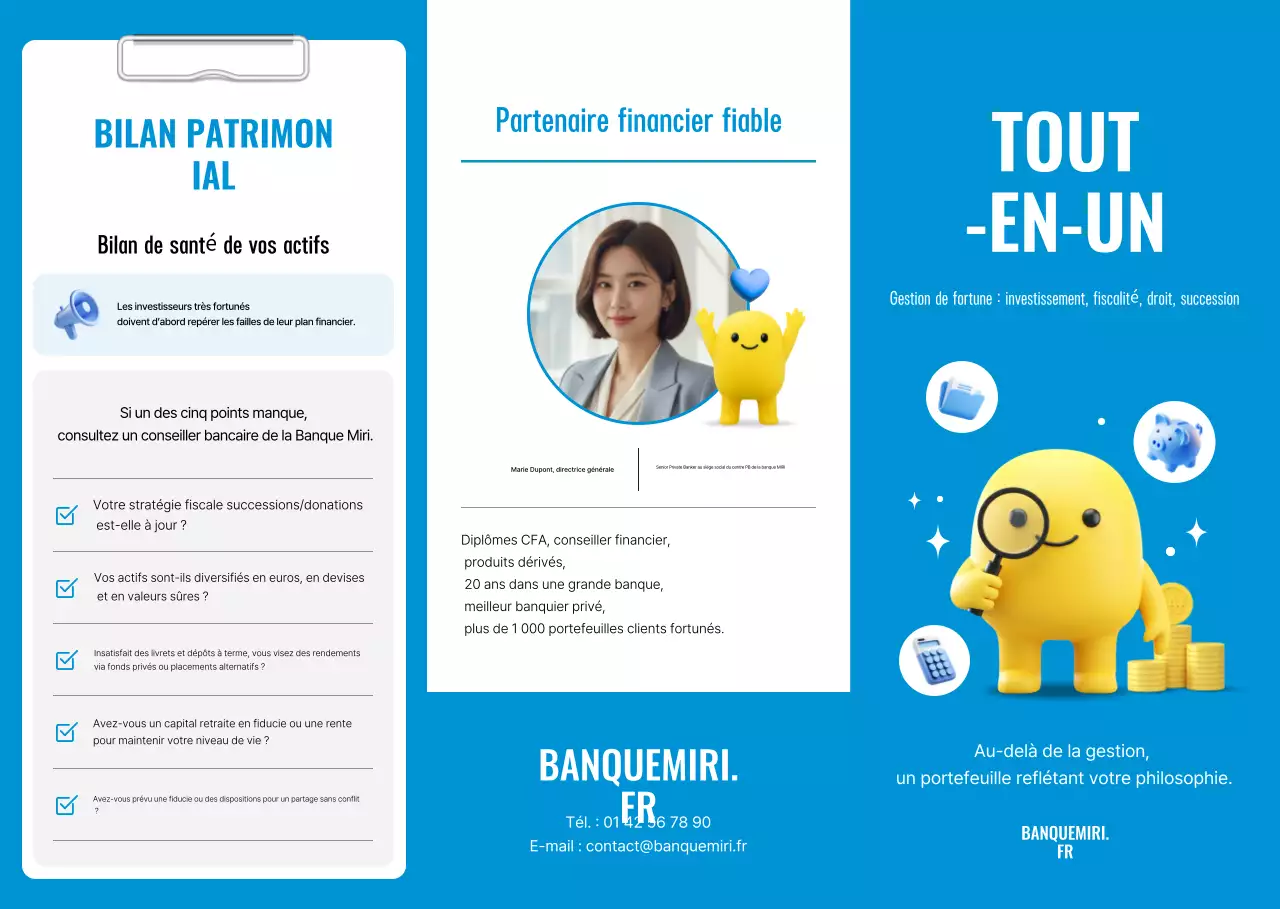 Guide de la banque privée Blue Neat Bank