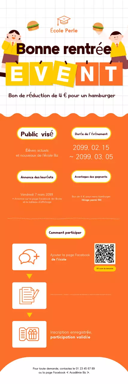Annonce de l'événement de soutien pour le nouveau semestre de l'Orange Simple Academy