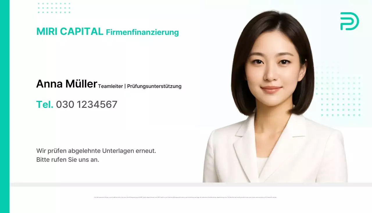 Schicke weiße Visitenkarte für das Screening-Support-Team