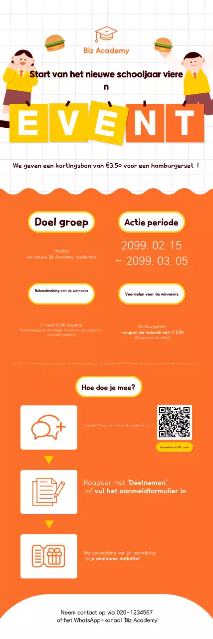 Aankondiging van het ondersteuningsevenement voor het nieuwe semester van Orange Simple Academy