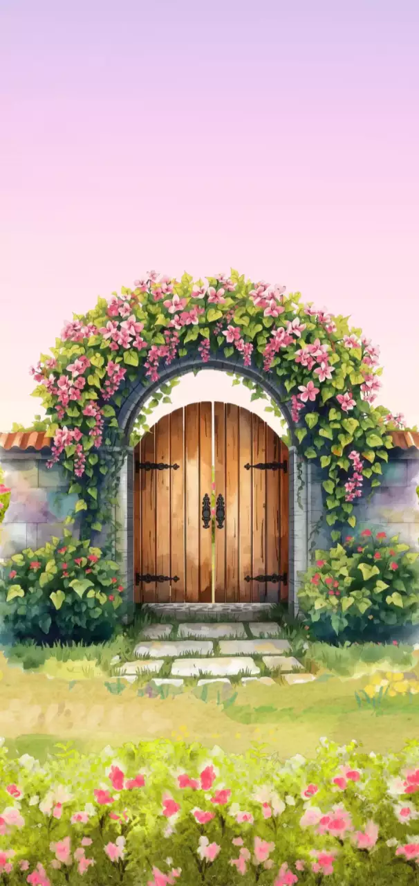 월페이퍼 환상의 세계 천국 정원