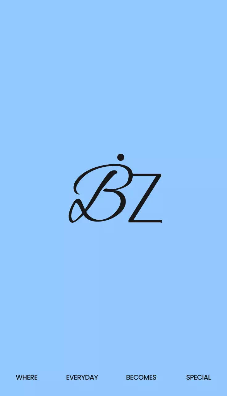 하늘색 깔끔 쇼핑몰 명함