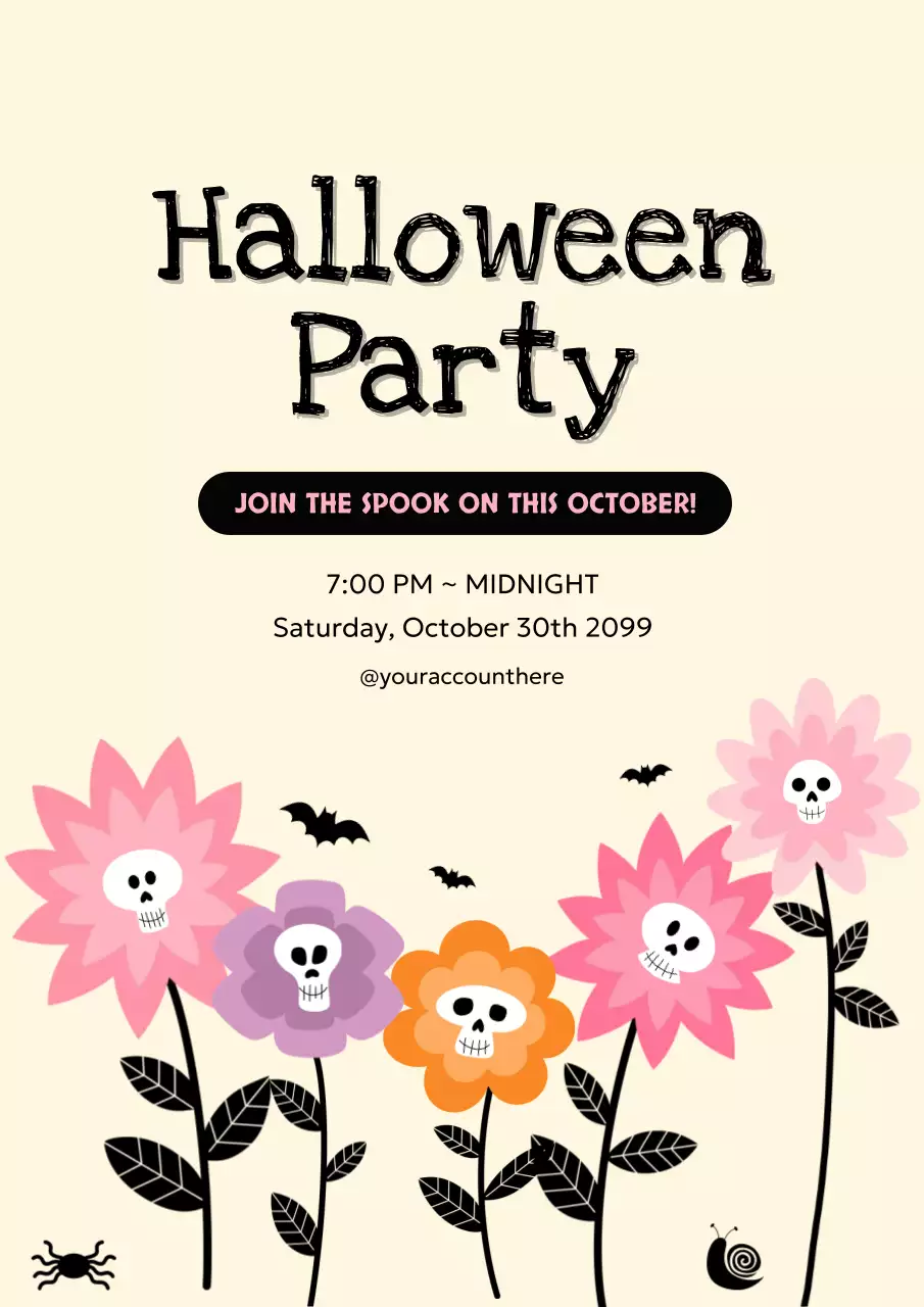 아기자기한 할로윈 파티 안내