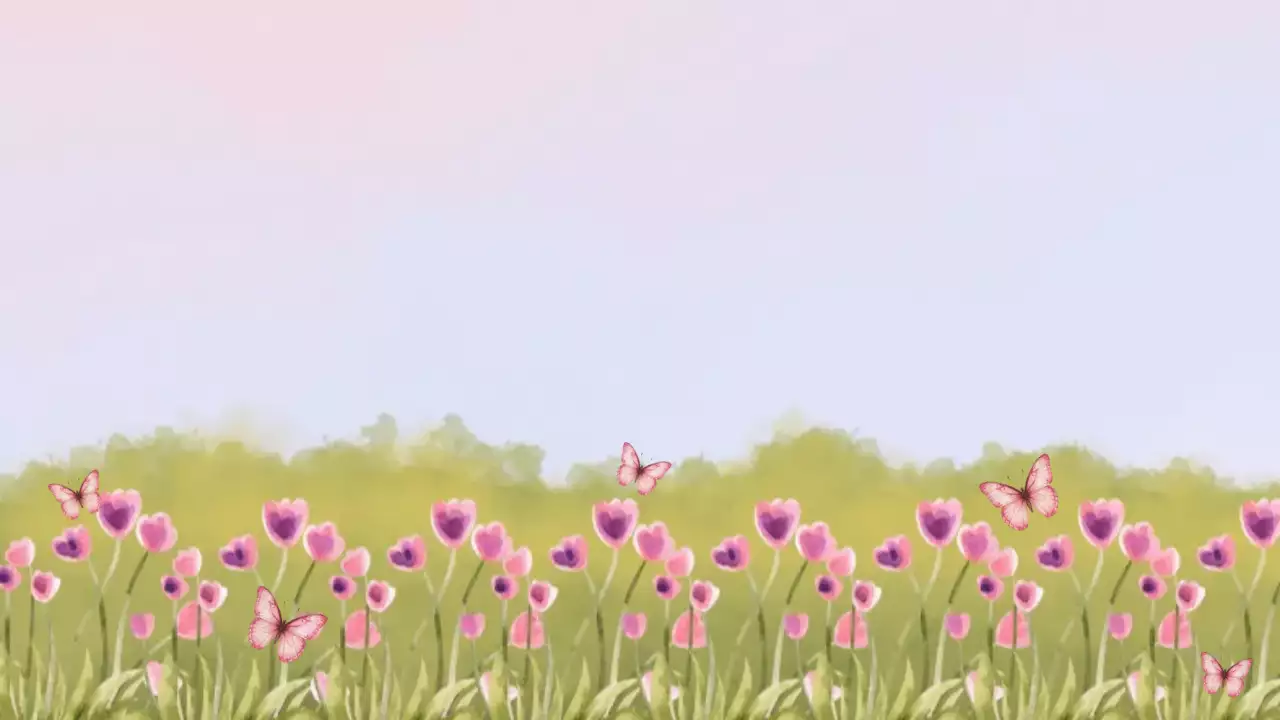 배경 사랑스럽고 매력적인 봄꽃 축제 가이드