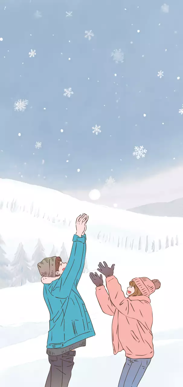 매력적이고 즐거운 겨울 활동 가이드 월페이퍼