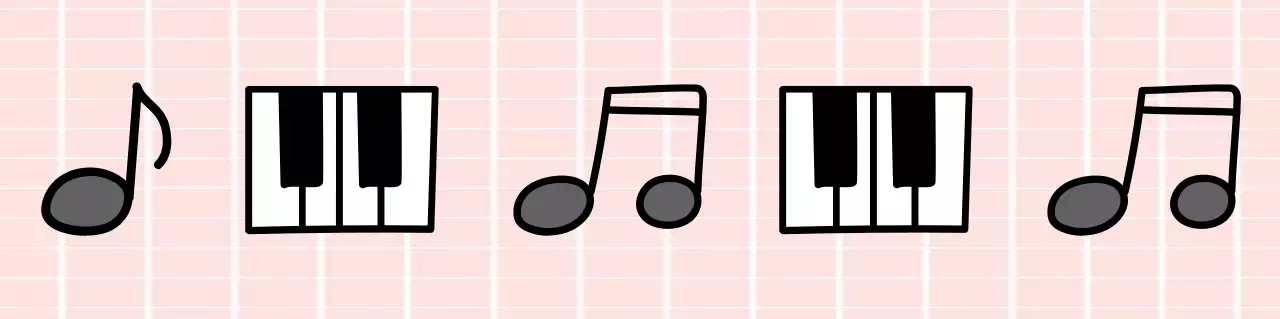 분홍 아기자기한 음악 다꾸 테이프