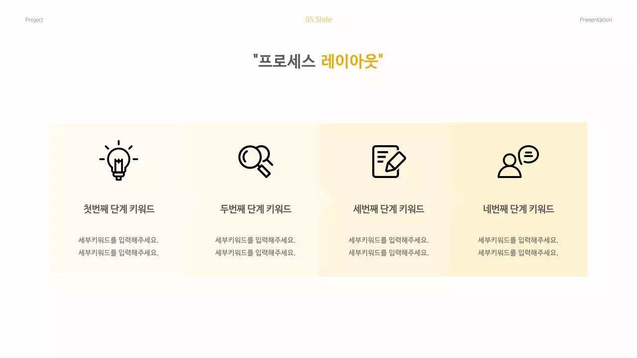 노랑 심플 비즈니스 기획서