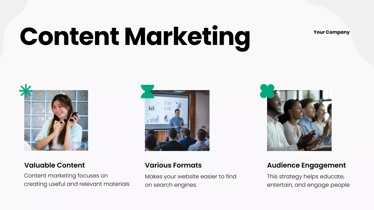 그레이 심플 디지털 마케팅 전략