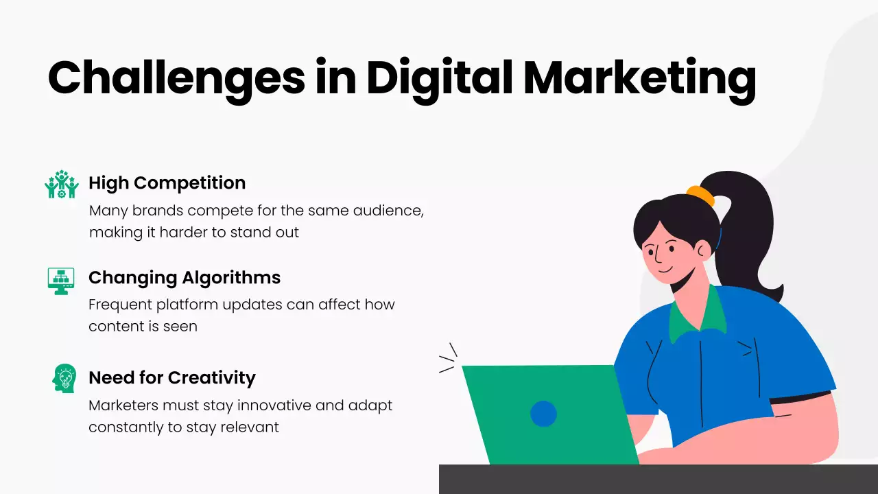 그레이 심플 디지털 마케팅 전략