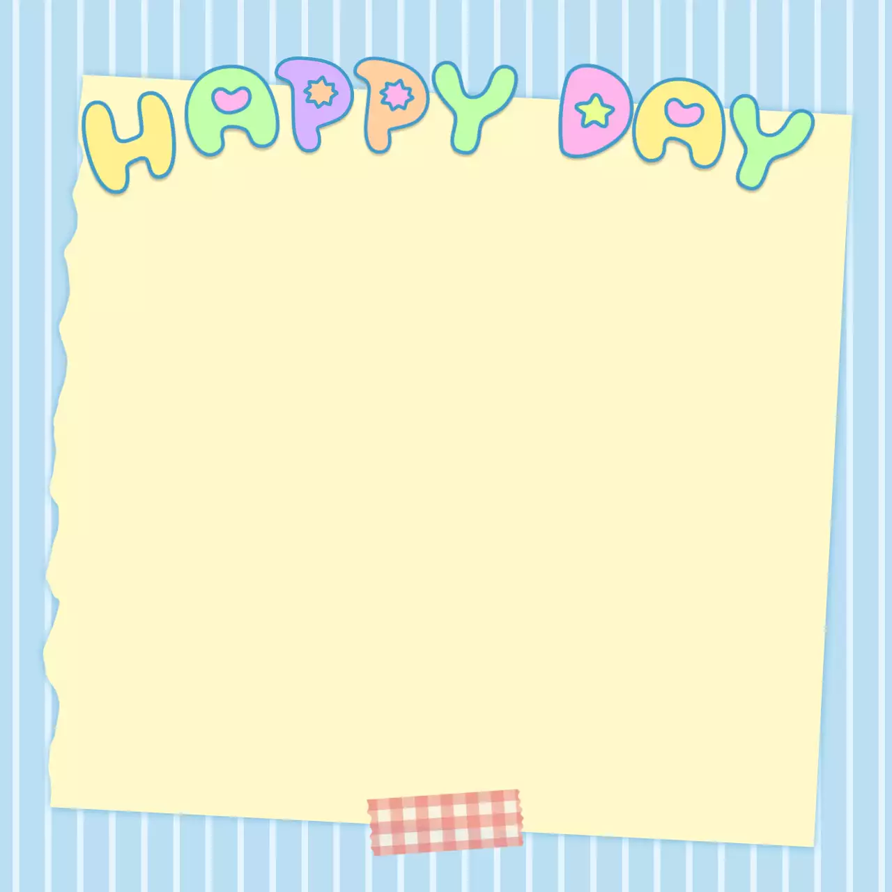 노랑 아기자기한 문구