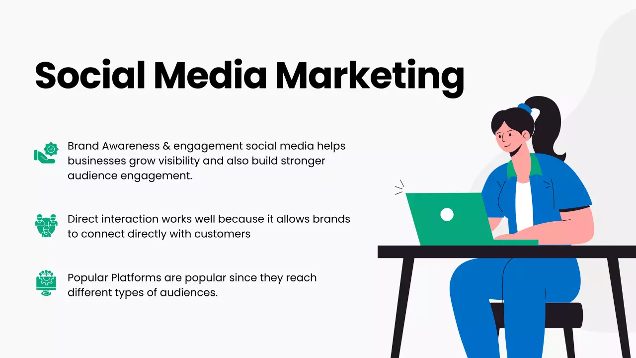 그레이 심플 디지털 마케팅 전략