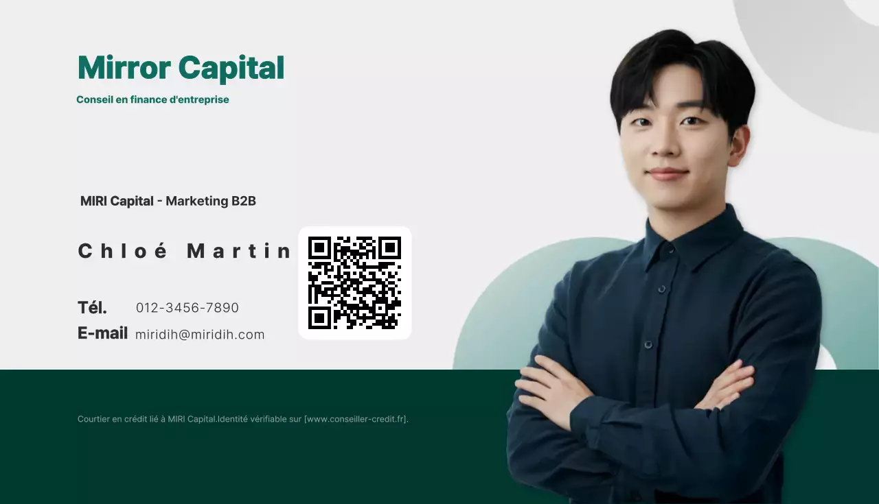 Promotion de conseil financier verte et soignée