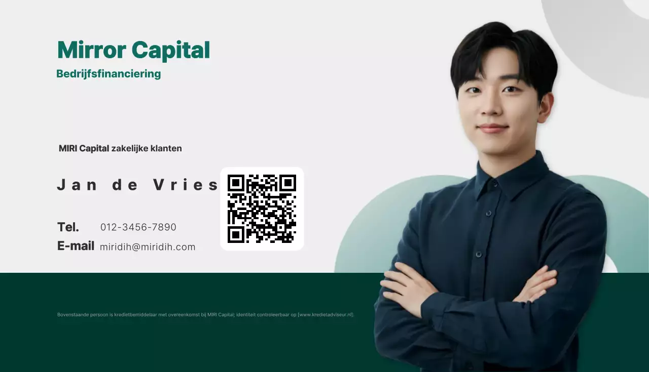 Groene, nette promotie voor financieel advies