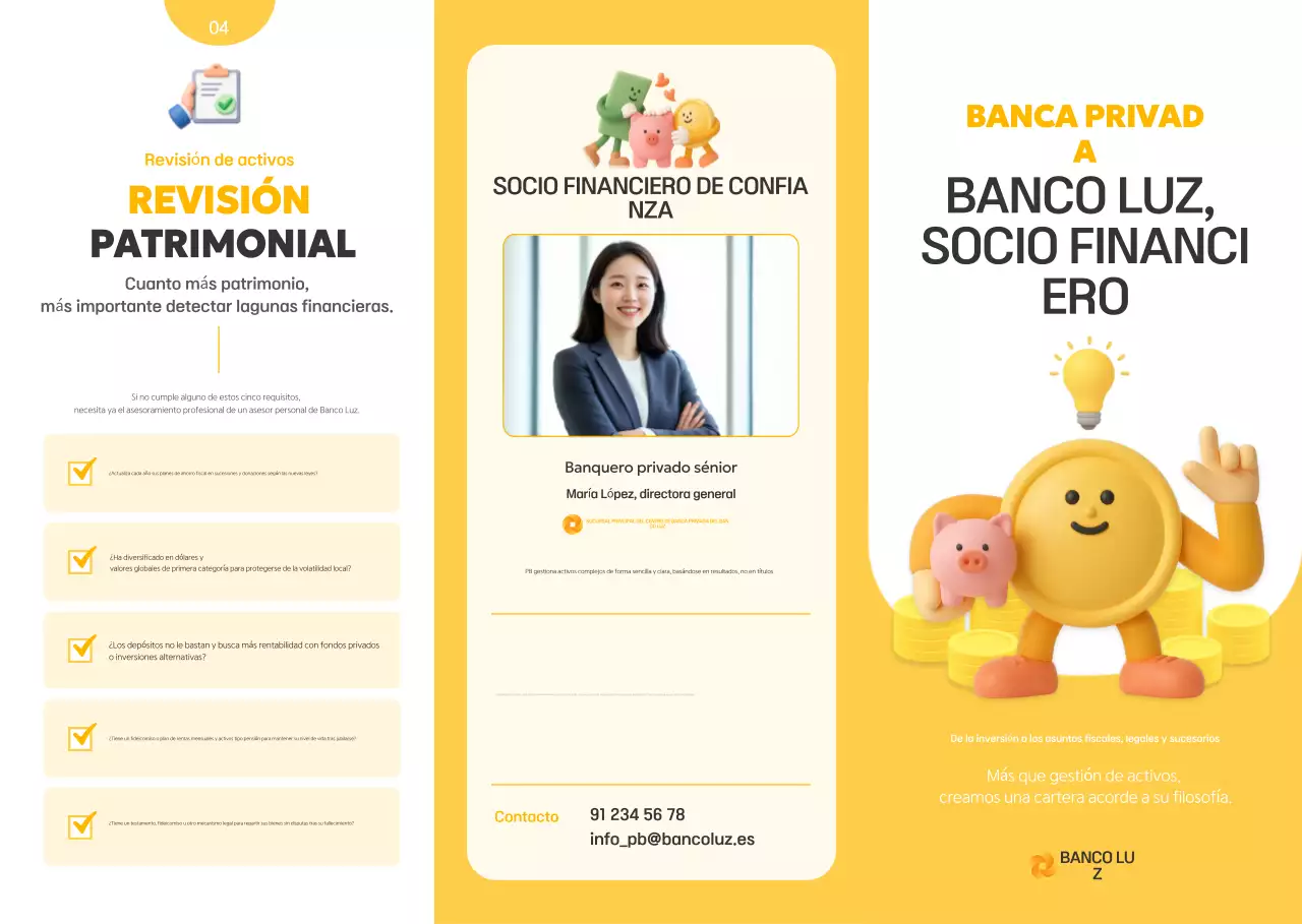 Promoción de Yellow Modern Financial Partner