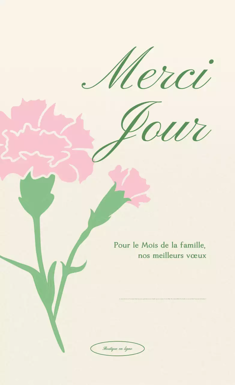 Célébration du Mois de la Famille Rose Simple