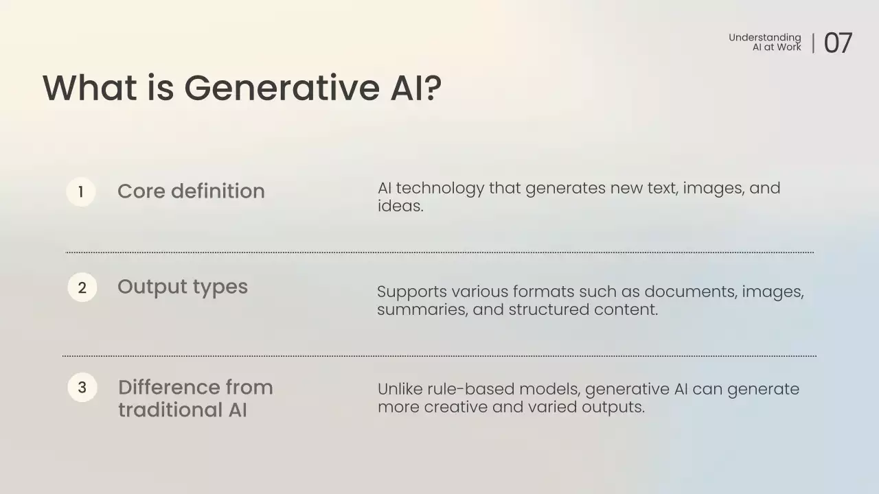 화이트 모던 AI 교육 가이드