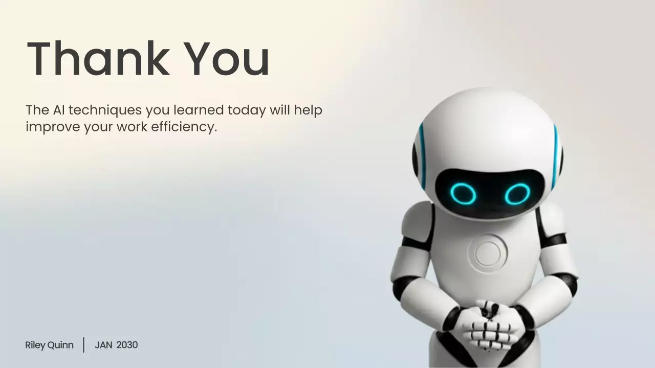 화이트 모던 AI 교육 가이드