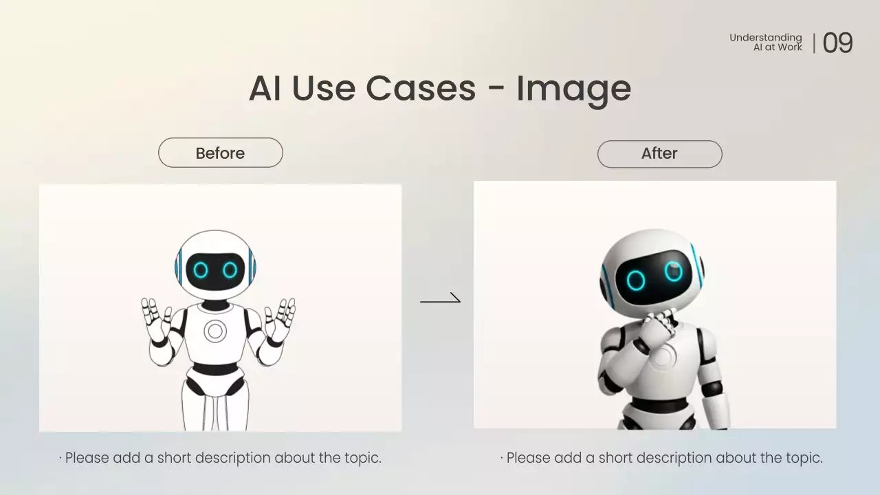 화이트 모던 AI 교육 가이드