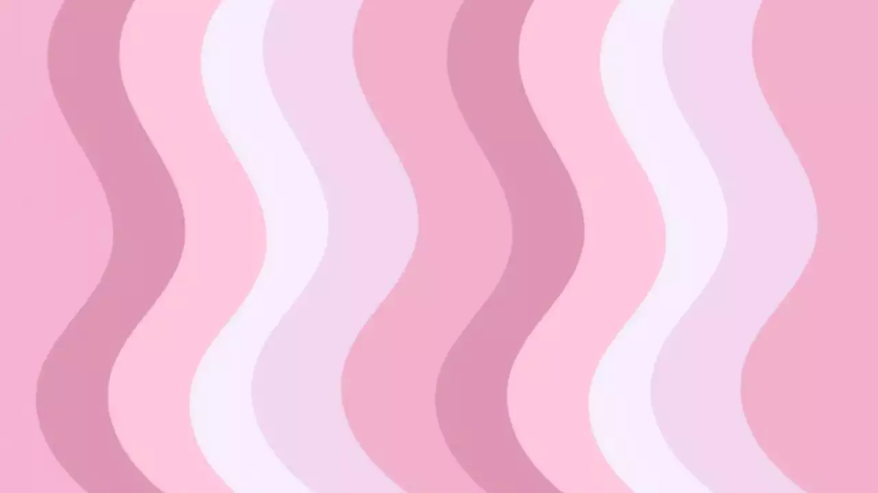 분홍색의 심플한 기하학적 물결 무늬 배경 장식