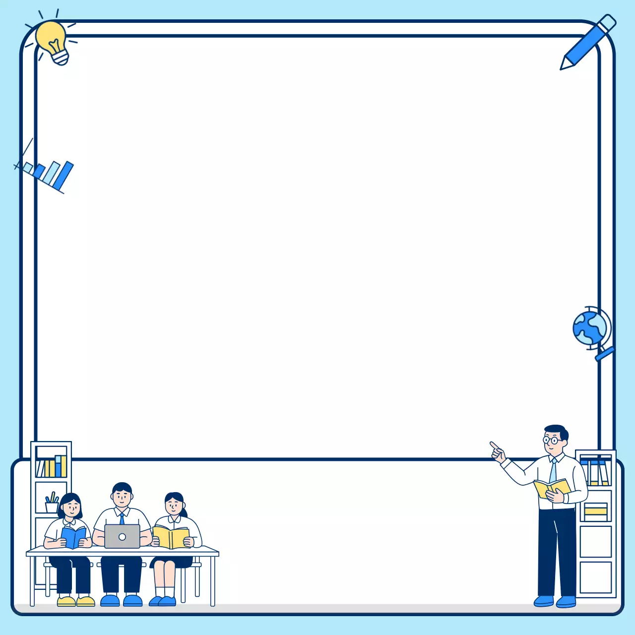 화이트 심플 교육 자료