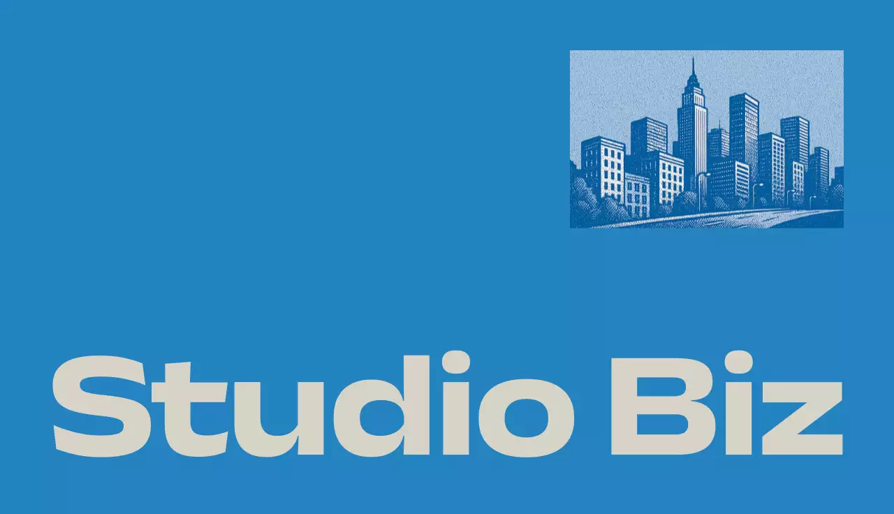 파랑 심플 쇼핑몰 명함