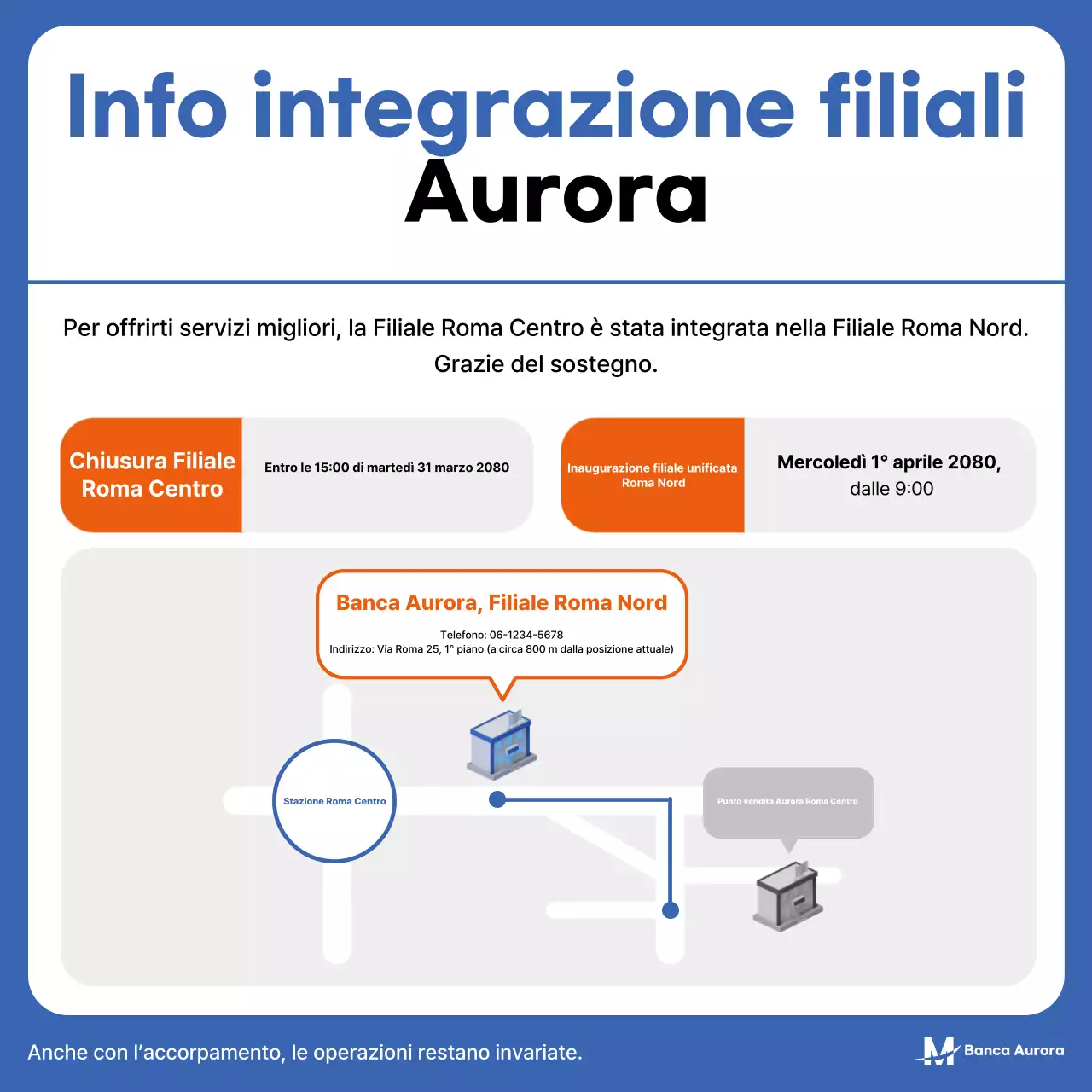 Orari di apertura della Blue Neat Bank