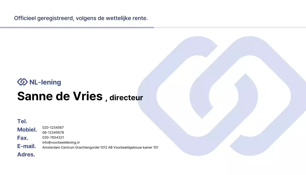 Grijze, nette visitekaartje voor promotie