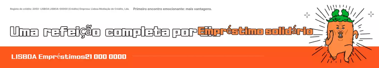 Anúncio de empréstimo financeiro da Orange Simple
