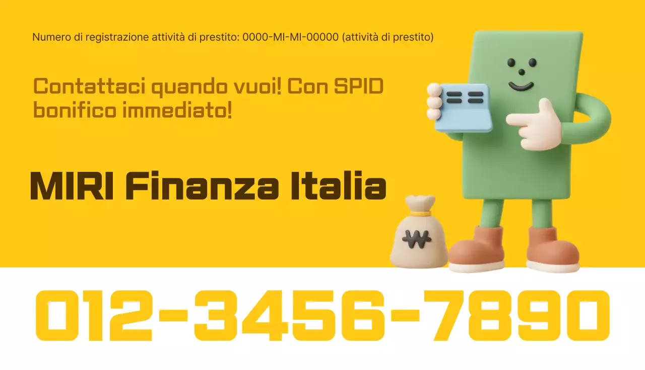 Guida finanziaria semplice gialla