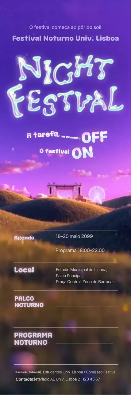 Informações sobre o Festival Universitário Bora Minimal