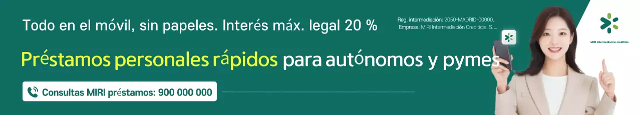 Anuncio de préstamo de crédito ecológico, ordenado y sencillo
