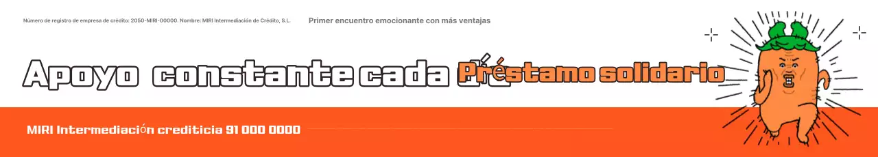 Anuncio de préstamo financiero de Orange Simple Financial