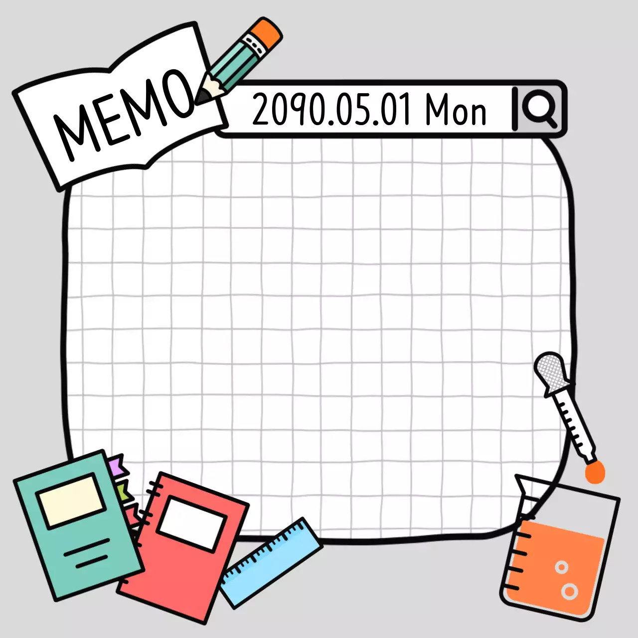 회색 아기자기 과학 오답 정리용