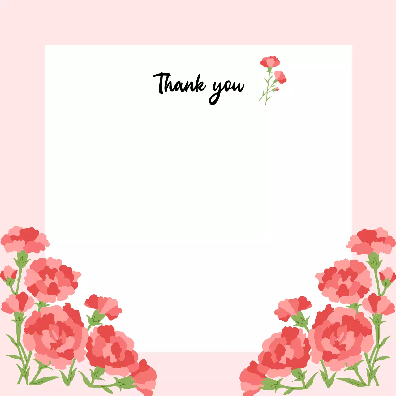 빨강배경의 심플한 메모 문구