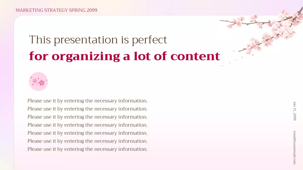 분홍색 심플 마케팅 전략 기획서