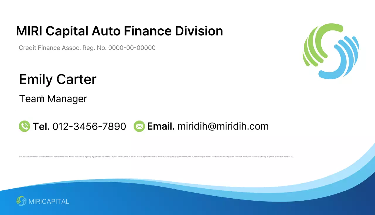 Cartão de visita financeiro simples azul