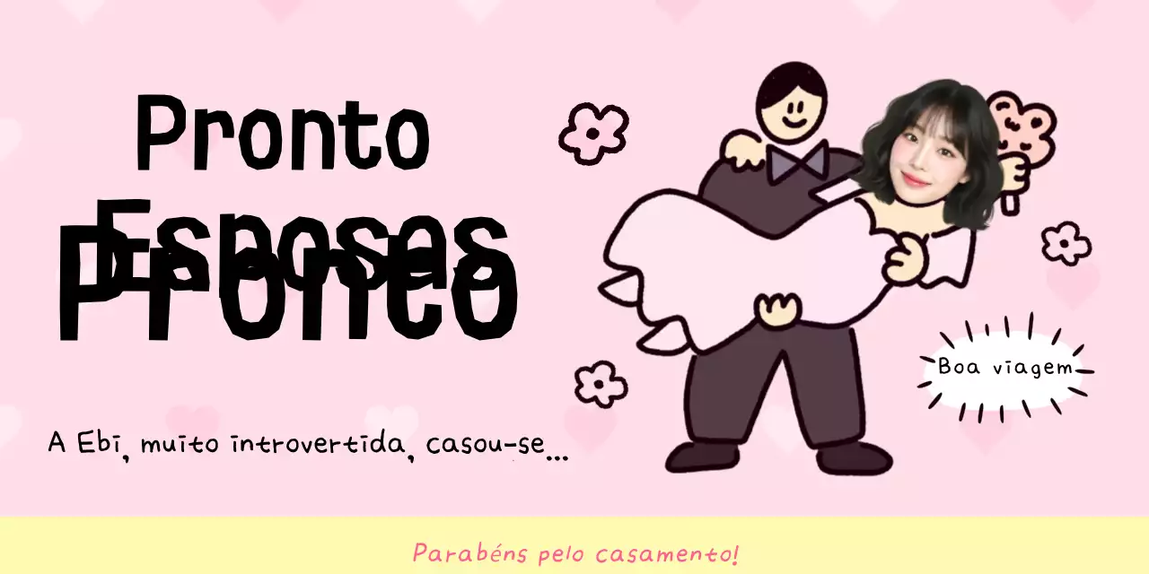 Aniversário de casamento simples e rosa para aniversário de casamento