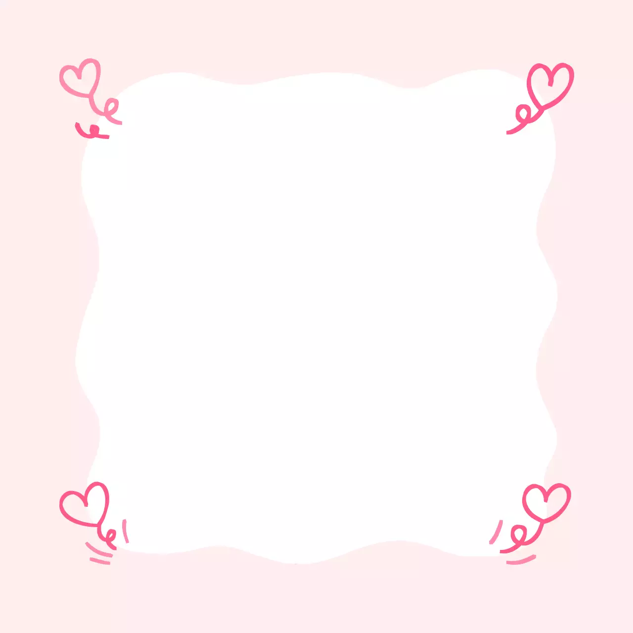 핑크 아기자기한 포토프레임