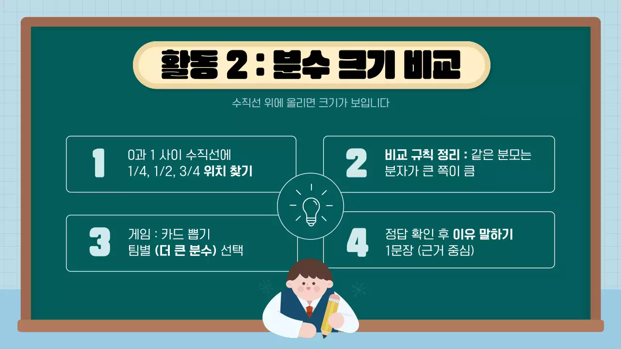 하늘색 아기자기한 수학 공개수업 발표 자료